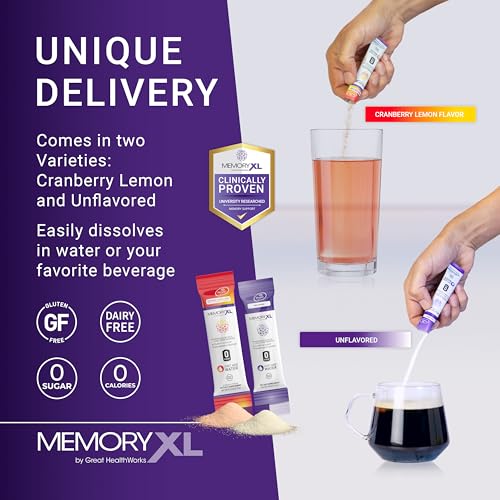 MemoryXL Brain Supplement for Memory & Focus (30 Ounce)