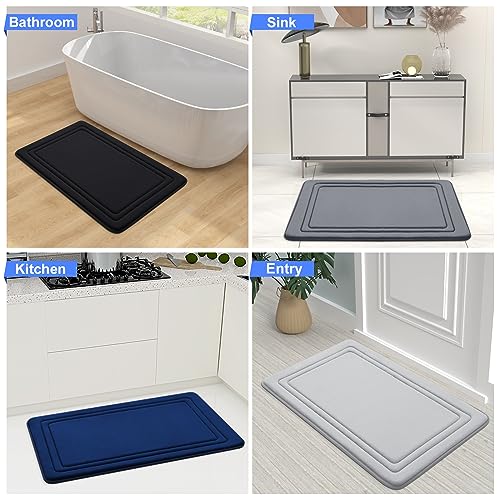 Memory Foam Bath Mat Rug 36x24