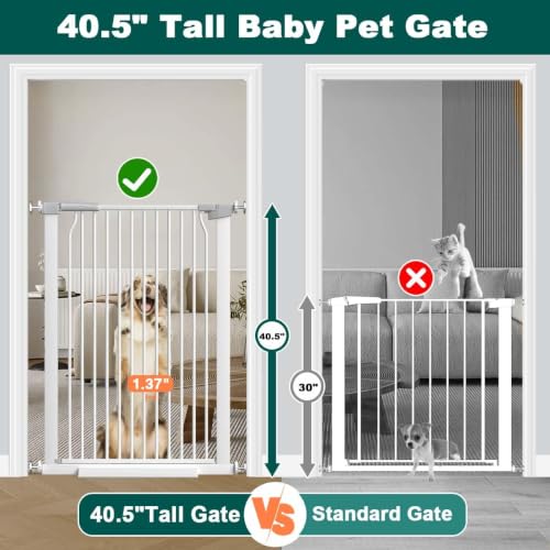 40.5" Extra Tall Baby Gates 72.3"