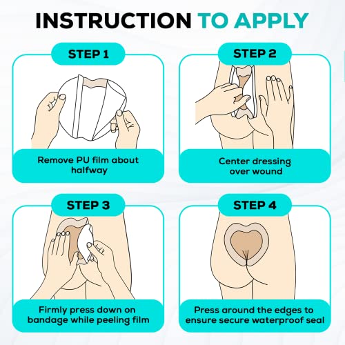 Silicone Foam Adhesive Dressing (5 Count)