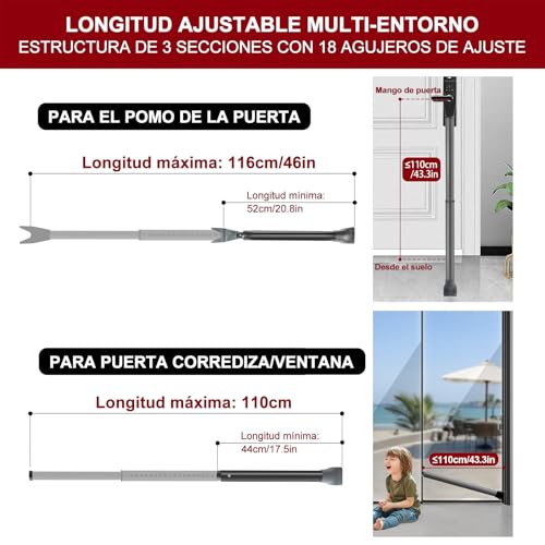 1 Pack Door Security Bar