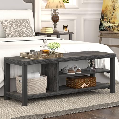 Entryway Bench with Shoe Storage