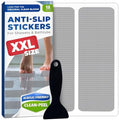 XXL Anti Slip Shower Stickers 12 PCS (12 Count)