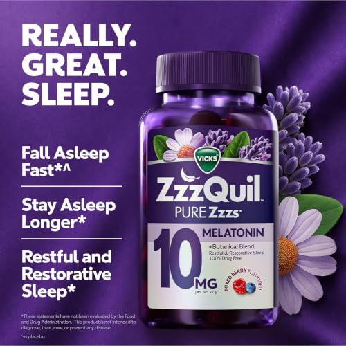 Pure Zzzs Advanced Melatonin Gummies (100 Count)
