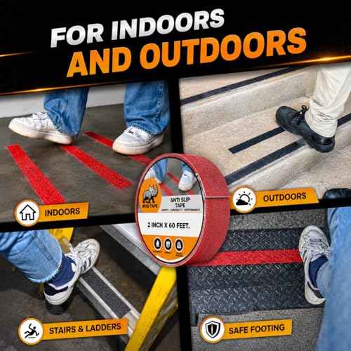 WOD Heavy Duty Anti Slip Tape Yellow (60 Feet)