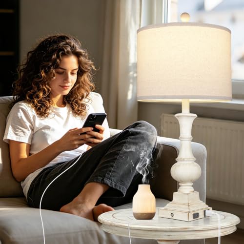 26" Tall Farmhouse Table Lamp for Living Room