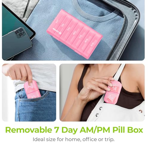 Weekly Pill Organizer 2 Times a Day