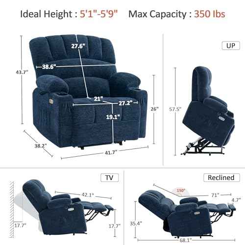 Power Lift Recliner Chair for Elderly