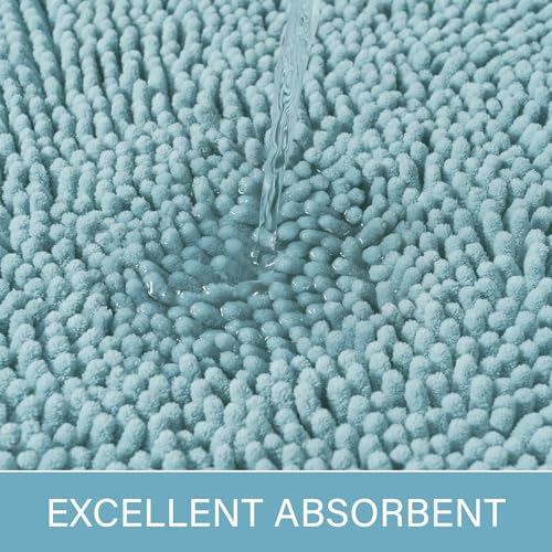 Luxury Bathroom Rug Shaggy Bath Mat 24 x 70 Inch (11.67 Sq Ft)