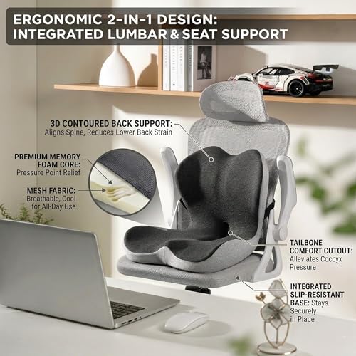 Ultimate L Shaped Truck Driver Seat Cushion