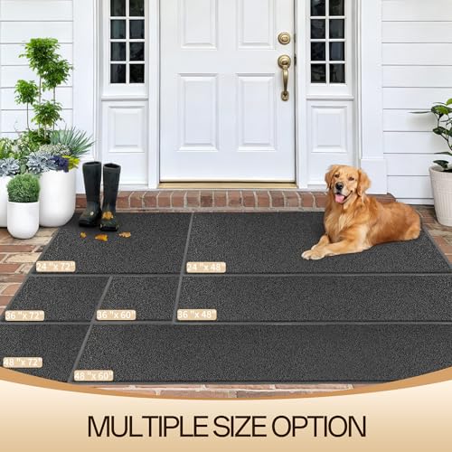 3'x6' Front Door Mat Indoor Outdoor Entrance Heavy Duty Waterproof