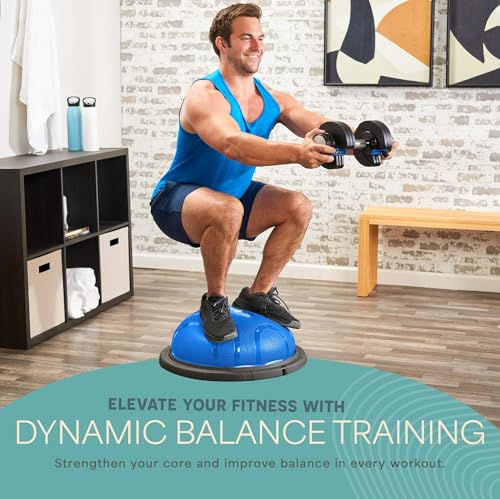 Horizon Half Balance Ball Trainer with 440 lb Capacity Stability
