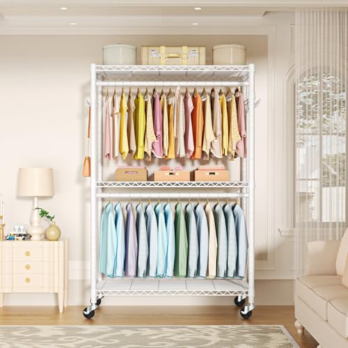 P1 Plus Rolling Clothes Rack