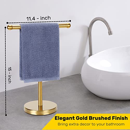 Hand Towel Holder Gold