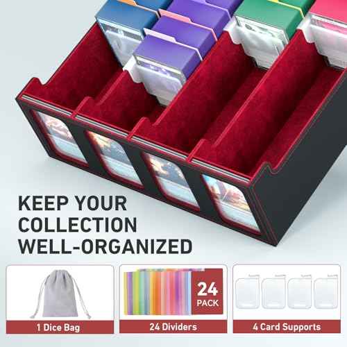 4 Row Trading Card Storage Box