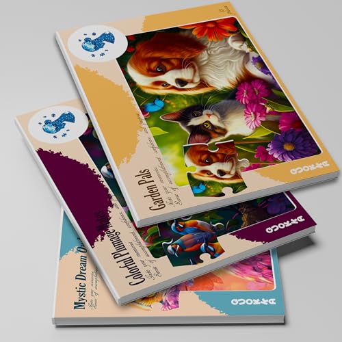 13 Large Piece Dementia Puzzles for Seniors (3 Count)