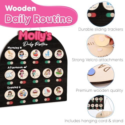 Personalized Wooden Chore Chart for Kids