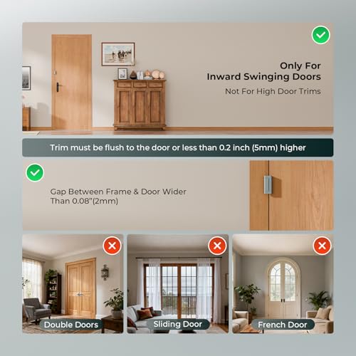 Home Security Door Reinforcement Lock (6 Count)