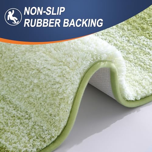 Micorfiber Bathroom Rug Set 2 Piece (6 Sq Ft)