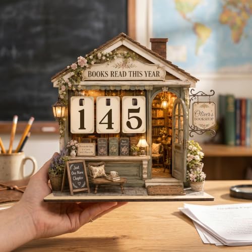 Personalized Books Read This Year Counter Sign