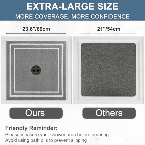 Square Shower Mat Non Slip