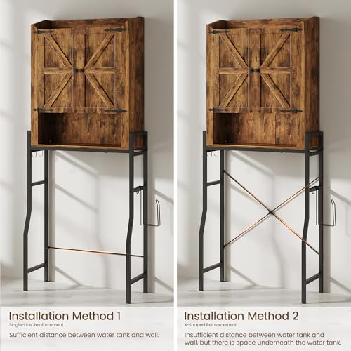 Over The Toilet Storage Cabinet with Metal Stand