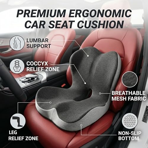 Ultimate L Shaped Truck Driver Seat Cushion