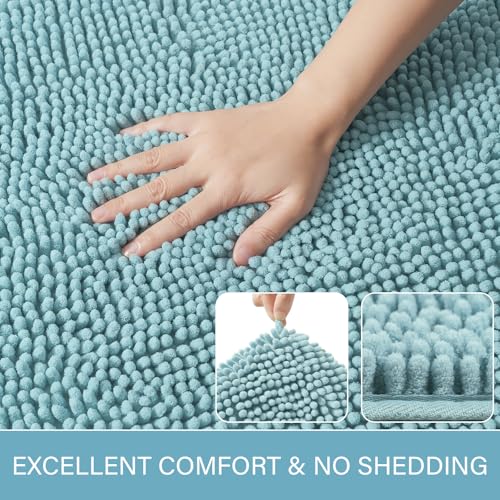 Luxury Bathroom Rug Shaggy Bath Mat 24 x 70 Inch (11.67 Sq Ft)