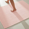 Large Bathroom Rugs Non Slip Washable Bath Rugs Super Absorbent Bathroom Rug Thin Quick Dry Low Pile Bath Mats
