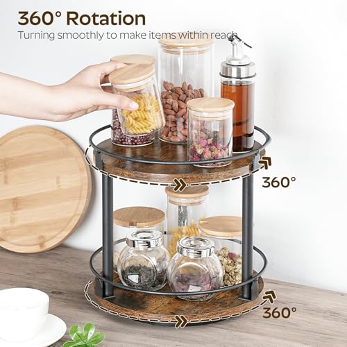 Spice Rack Set of 2 Lazy Susan Organizer (2 Count)