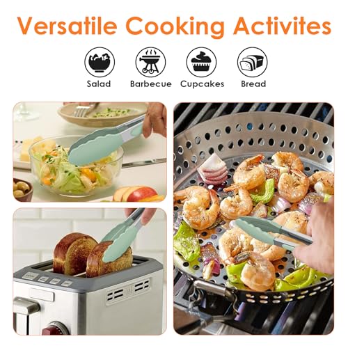 Silicone Serving Tongs for Cooking 9