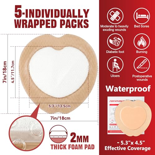 7"x7" Pack of 5 (5 Count)