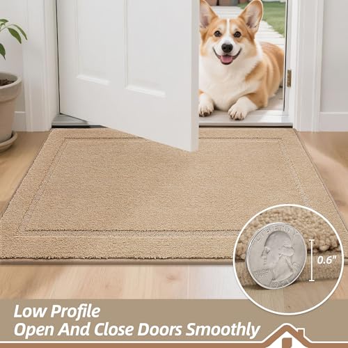 Dog Door Mat for Mud Paws Indoor Entrance
