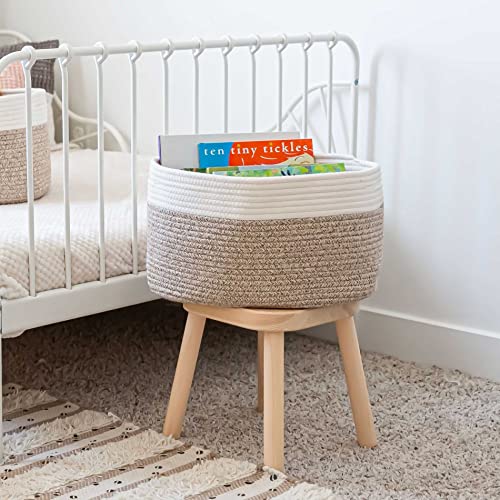 Cotton Rope Basket for Shelf Storage