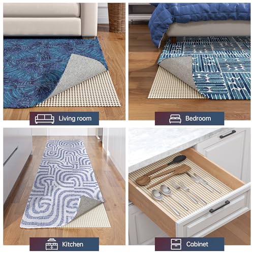 Non Slip Rug Pad Gripper 7x9 Feet (63 Sq Ft)