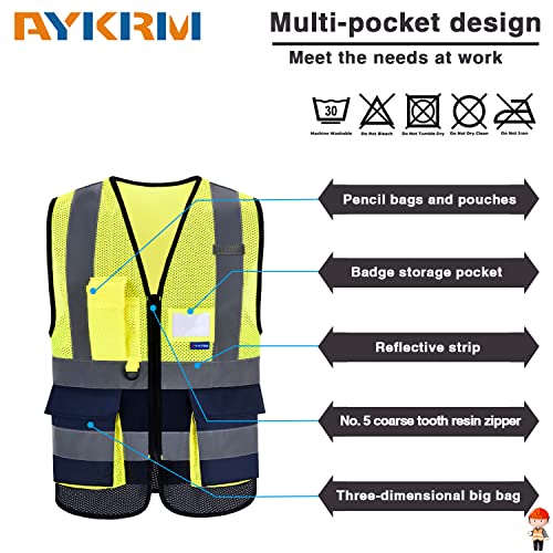 Hi Vis Mesh Vest with Multi