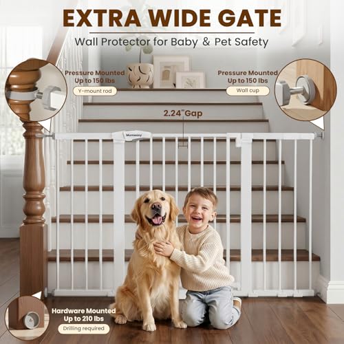 29.7 54.2" Baby Gate for Stairs