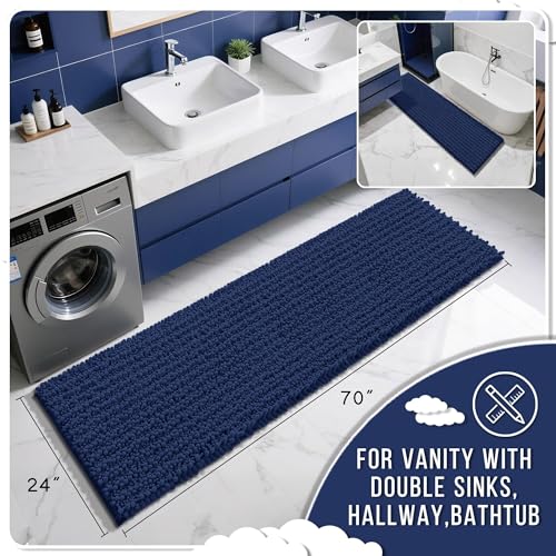 Bathroom Runner Rug 70x24 Inch (11.6667 Sq Ft)