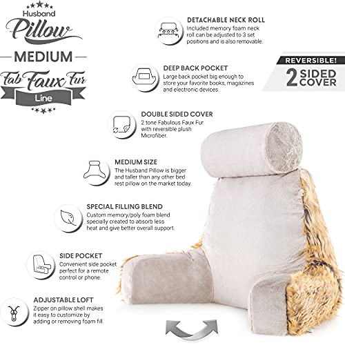 Medium Ultra Rare Baby Amber Fox Fabulous Faux Fur Backrest