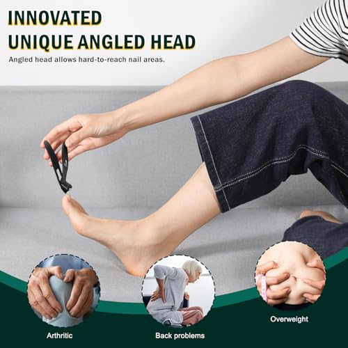 1Pcs Angled Head Nail Clippers for Seniors
