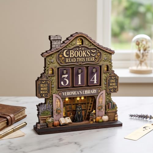 Personalized Books Read This Year Tracker Sign