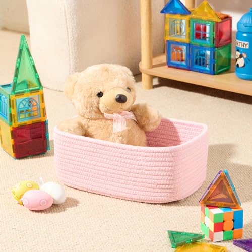 Small Storage Baskets for Organizing (4 Count)