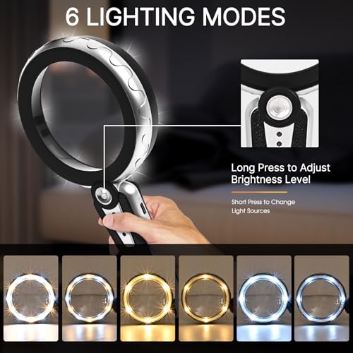 45X Magnifying Glass with Light