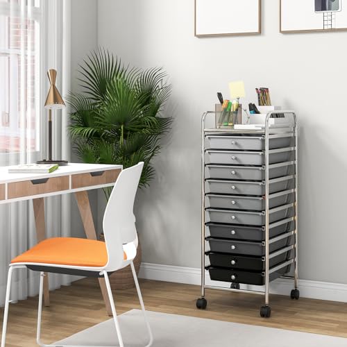 10 Drawer Storage Cart w