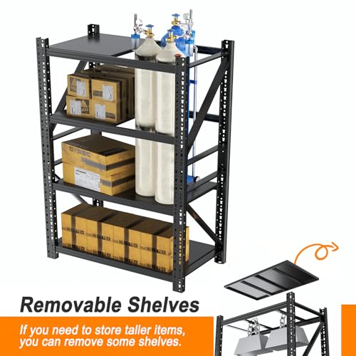 3 Sets Heavy Duty Garage Shelving 73" H 3000LBS Load Capacity