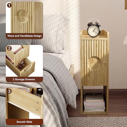 Narrow Nightstand Set of 2 (2 Count)