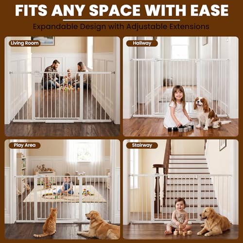 Extra Wide Large Baby Gate for Doorways
