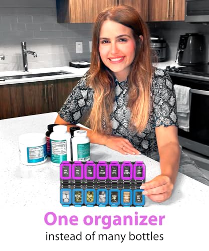 Large Weekly Pill Organizer 2 Times a Day