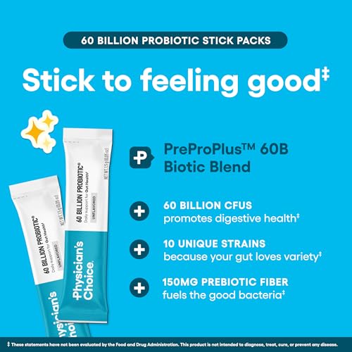 Physician’s Choice 60 Billion CFU Probiotic Stick Packs