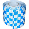 Reflective Tape Blue and White 6 inch X 66 feet